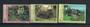 CHRISTMAS ISLAND 1994 Steam Locomotives. Set of 3. - 20532 - UHM