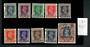 MUSCAT 1944 Bicentenary of the Al-Busaid Dynasty Officials. Set of 10. Hinge remains. - 20545 - Mint