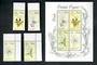 VENDA 1981 Orchids. Set of 4 and miniature sheet. - 20579 - UHM