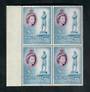 SINGAPORE 1955 Elizabeth 2nd Definitive $1 Blue and Purple. Block of 4. Available alternately as a single. - 20593 - UHM