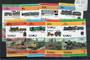 TUVALU 1984 Leaders of the World. Railway Locomotives. Second series. Set of 16 in joined pairs. - 20614 - UHM