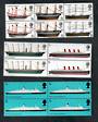 GREAT BRITAIN 1969 Ships. Set of 6. In the required strips. - 20616 - UHM