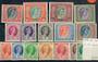 RHODESIA & NYASALAND 1954 Elizabeth 2nd Definitives. Set of 16. - 20755 - UHM