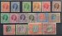 RHODESIA & NYASALAND 1954 Elizabeth 2nd Definitives. Set of 16. - 20759 - Used