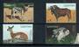 LESOThU 2001 Wildlife. 4 values including the top item. Owl. - 20769 - UHM
