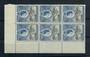 KENYA UGANDA TANGANYIKA 1954 Royal Visit. Corner block of 6. - 20774 - UHM