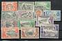 NIGERIA 1953 Elizabeth 2nd Definitives. Set of 12. (excluding the 2d Black and Yellow-Ochre). Evidence of hingng almost impossib
