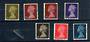 GREAT BRITAIN 1967 Elizabeth 2nd Machins with phosphor band varieties. Set of 7. - 20807 - UHM