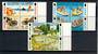 JERSEY 2001 Standard Postage Issue. Set of 12 in Blocks of 4. - 20821 - FU
