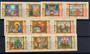 JERSEY 2007 Christmas Carols. Self Adhesive. Set of 10. - 20839 - UHM