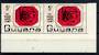 GUYANA 1967 World's Rarest Stamp 5c. Variety listed in the old Elizabethan catalogue under the Varieties section. Square leg to