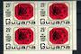 GUYANA 1967 World's Rarest Stamp 25c. Variety listed in the old Elizabethan catalogue under the Varieties section. Extra fullsto