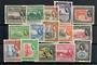 BRITISH GUIANA 1954 Elizabeth 2nd Definitives. Set of 15. - 20905 - LHM