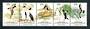 AUSTRALIAN ANTARCTIC TERRITORY 1983 Regioal Wildlife. Strip of 5. - 20924 - UHM