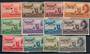 GAZA Egyptian Occupation of Palestine 1949 Air. Set of 12. - 20929 - Mint