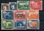 KATHRI State of SEIYUN 1954 Sultan Hussein Definitives and 1964 additional values. Set of 13. - 20941 - UHM