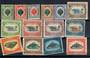KEDAH 1912 Definitives. Set of 14. High values very lightly hinged. - 20942 - LHM