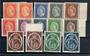 ST VINCENT 1955 Elizabeth 2nd Definitives. Set of 12 plus SG 189a and 198a (colour varieties). - 20947 - UHM
