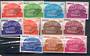 MONACO 1978 Precancels. Set of 12. - 20962