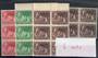 NEW ZEALAND 1956 Health. Set of 3 plus the Deep Sepia shade (cv $12.50). - 20979 - UHM