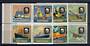 COOK ISLANDS 1979 Centenary of the Death of Sir Rowland Hill. Set of 12 in blocks of 4. Scott 514-525 $US 4.60. - 21075 - UHM
