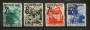 NETHERLANDS 1932 Tourist Propaganda. Set of 4. - 21235 - FU