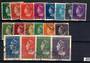 NETHERLANDS 1940 definitives set of 14 to 50c and 1946 high values to 10g. - 21243 - FU