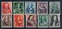 NETHERLANDS 1943 Naval Heroes. Set of 10. - 21254 - Mint