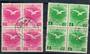 MANCHUKUO 1940 Visit of Emperor. Blocks of four. - 21324 - FU