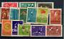 RUSSIA 1956 Spartacist Games. Set of 14. - 21330 - FU