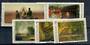 RUSSIA 1986 Paintings in Tretyakov Gallery. Set of 5. - 21352 - UHM