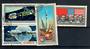RUSSIA 1975 Apollo-Soyuz Space Link. Set of 4. - 21357 - VFU