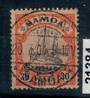 SAMOA 1900 Definitive 30pf Black and Orange on buff. - 21384 - FU