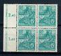 EAST GERMANY 1953 Definitive 60pf Bright Blue. Nice block of 4. - 21391 - UHM