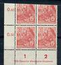 EAST GERMANY 1953 Definitive 30pf Brown-Red. Nice corner block of 4. - 21392 - UHM
