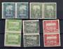 POLAND Lubomlu Locals. Very few known. Set of 5. Available in pairs at $200.00. - 21397 - LHM