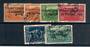 ALBANIA 1925 Return of the Government to Tirana in 1924. Set of 6. - 21418 - VFU