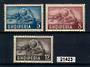 ALBANIA 1950 UPU. Set of three. VLHM. - 21423 - LHM