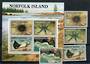 NORFOLK ISLAND 1986 Marine Life. Set of 4 and miniature sheet. - 21426 - UHM