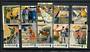 USA 1973 Postal Service Employees. Set of 10. - 21538 - UHM