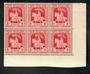 NEW ZEALAND 1934 Health. Corner block of 6. Nice item. - 21549 - UHM