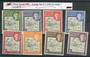 FALKLAND ISLANDS DEPENDENCIES 1946 Geo 6th Definitives. Set of 8. Maps