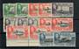 FALKLAND ISLANDS 1938 Geo 6th Definitives. Set of 18. Also included are some extras that purport to be the alternate colours. Th