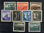 GERMANN OCCUPATION of SLOVENIA 1945 Definitives. 9 values of the set. One affected by toning. - 21632 - UHM