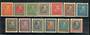 ICELAND 1902 Christian 9th Definitives. Set of 13. - 21653 - Mint