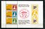 NEW ZEALAND 1980 Zeapex miniature sheet overprinted HongKong 1997 Year of the Ox. - 21699 - UHM