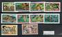 NIUE 1977 Definitives Surcharged. Short set of 10. - 21702 - UHM