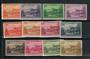 NORFOLK ISLAND 1947 Definitives. Original set of 12 on the