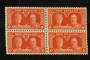 NEW ZEALAND 1935 Silver Jubilee 6d Orange. Block of 4. - 21804 - LHM