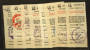 NEW ZEALAND 1963 to 1970 Eight Postal Order Counterfoils 5/- to £2. Includes sterling currency orders used after DC Day. - 21835